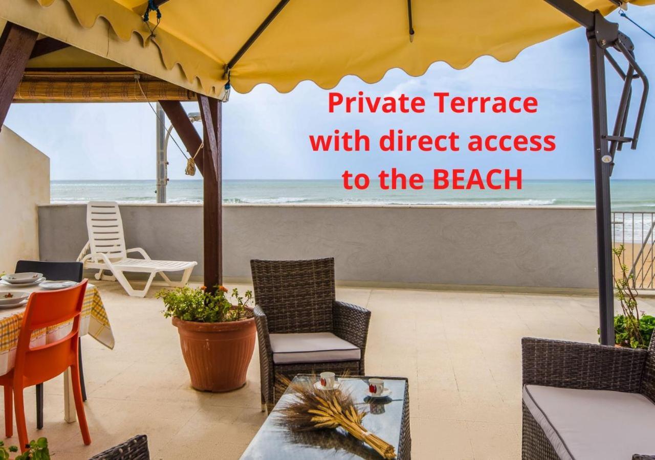 Arisa -Terrazza Privata 60 Mq Sulla Spiaggia Donnalucata  Exteriör bild
